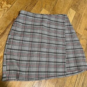 Plaid Mini Skirt
